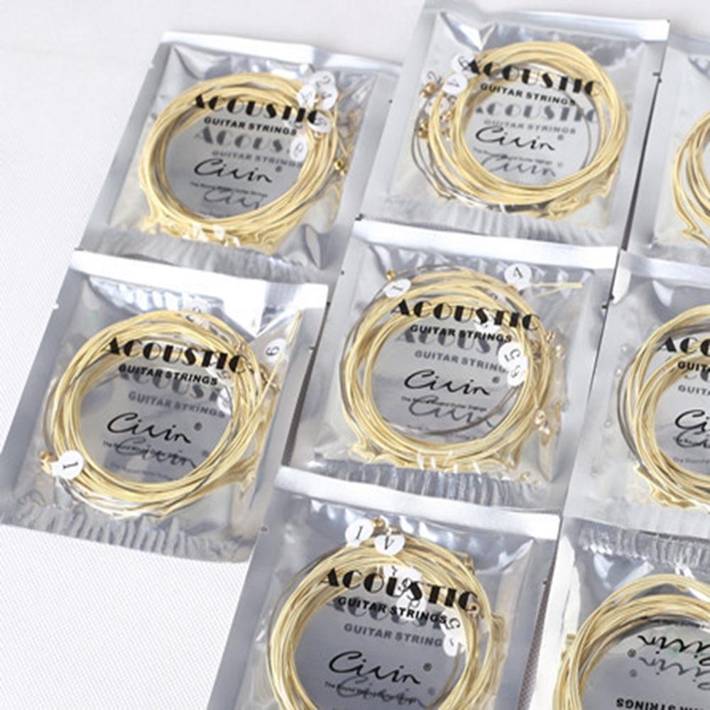 Set 6 Dây Đàn Guitar Lõi Thép Lục Giác Thông Dụng 6 Món