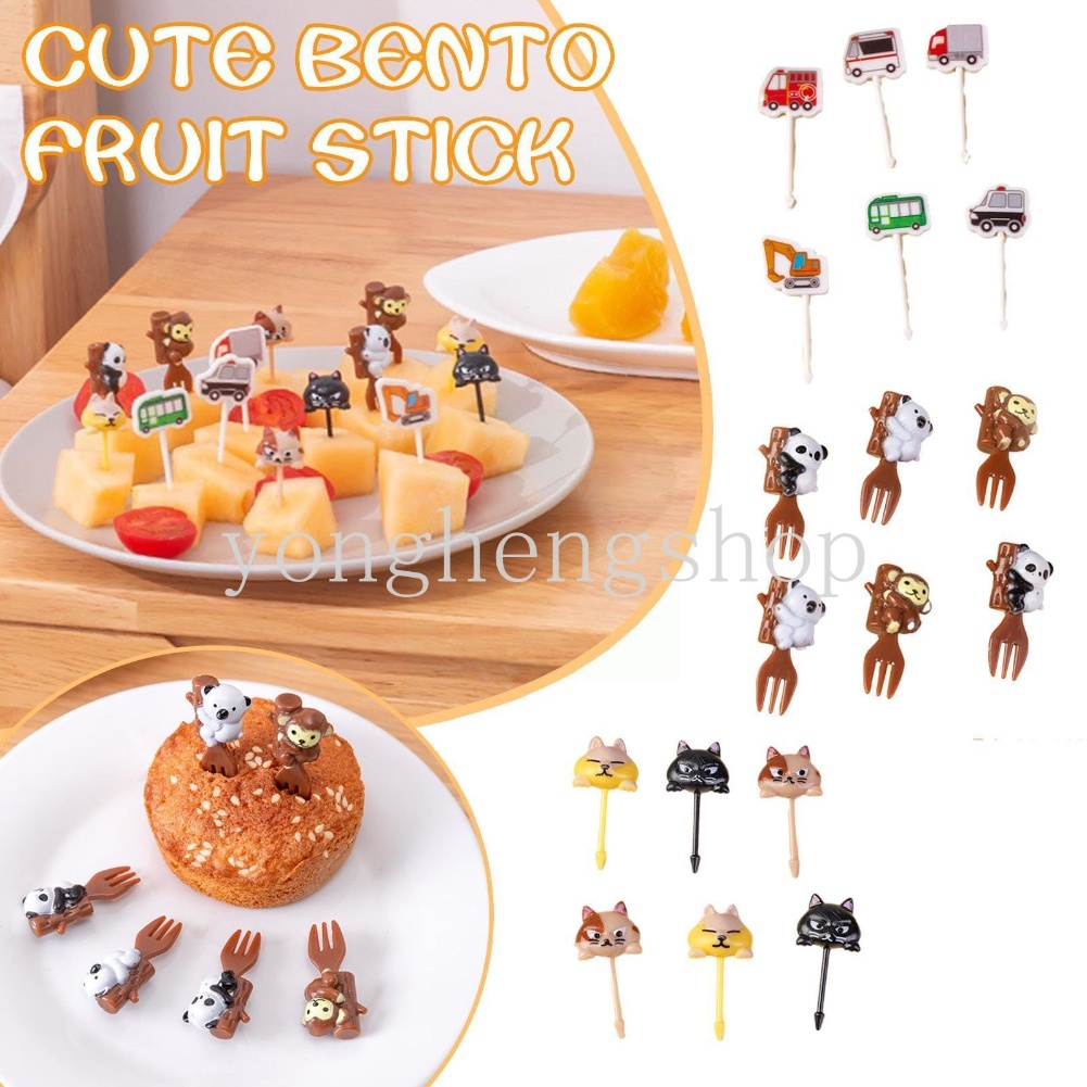 Set 6 Nĩa Ăn Trái Cây Hình Gấu Koala Dễ Thương