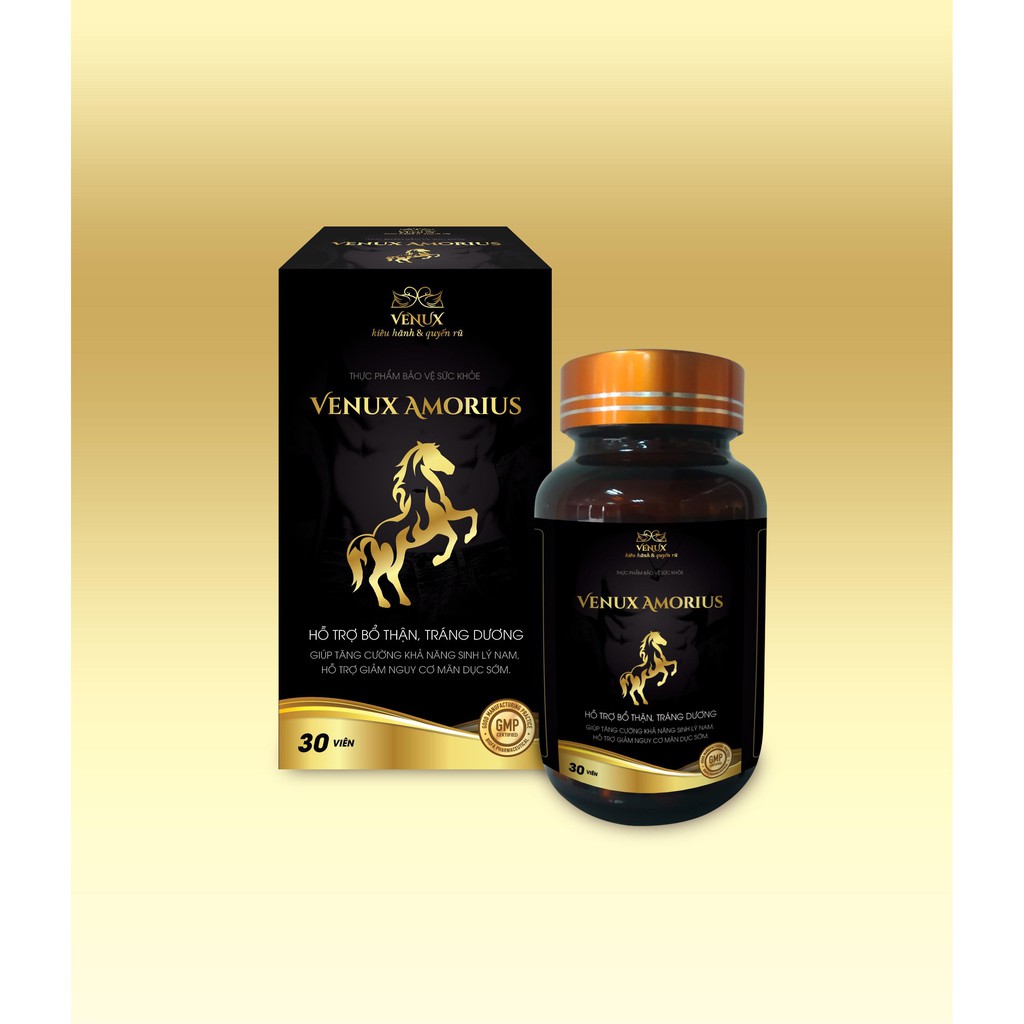 Viên Uống Dành Cho Phái Mạnh Bổ Thận Tăng Cường Sức Mạnh Thời Gian Cậu Nhỏ Venux Amorius | BigBuy360 - bigbuy360.vn