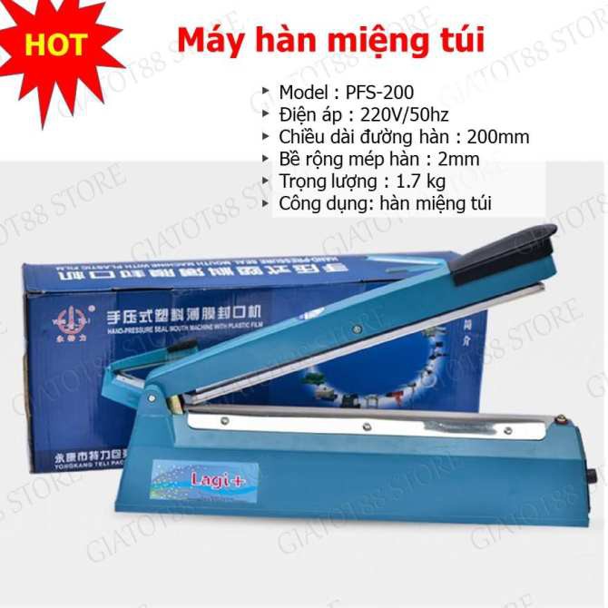 ⛔GIADUNGHOANGMAI⛔ Máy hàn miệng túi PFS - 200