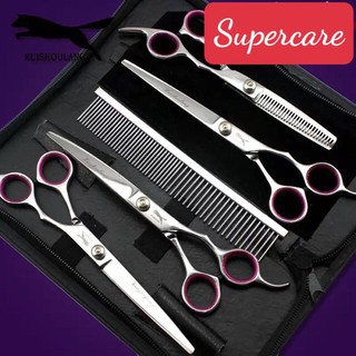 Bộ Kéo Cắt Tỉa Lông Chó Mèo Bằng Thép Không Gỉ ( Hàng Cao Cấp )