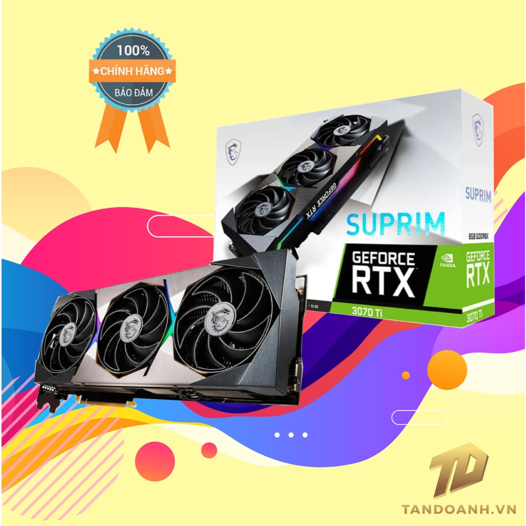 Card Màn Hình MSI GeForce RTX™ 3070Ti SUPRIM 8GB GDDR6X