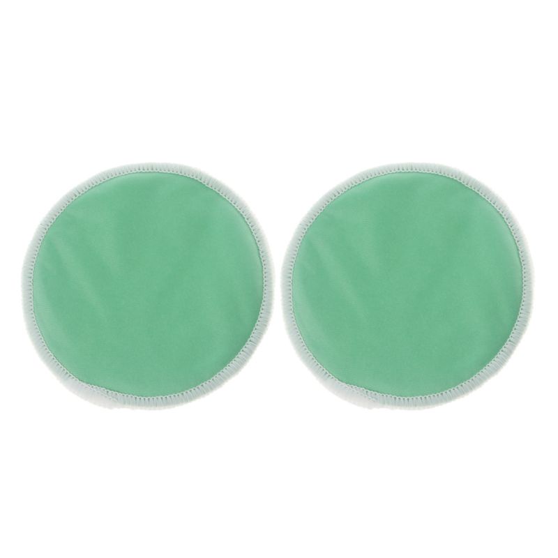 Bộ 2 Miếng Đệm Ngực Bằng Tre Chống Thấm Nước Có Thể Giặt Sạch Tiện Dụng Cho Mẹ Bỉm Sữa