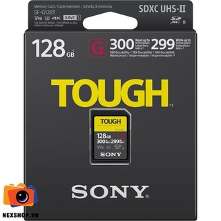Thẻ nhớ Sony 128GB SF-G Tough Series UHS-II SDXC | Chính hãng