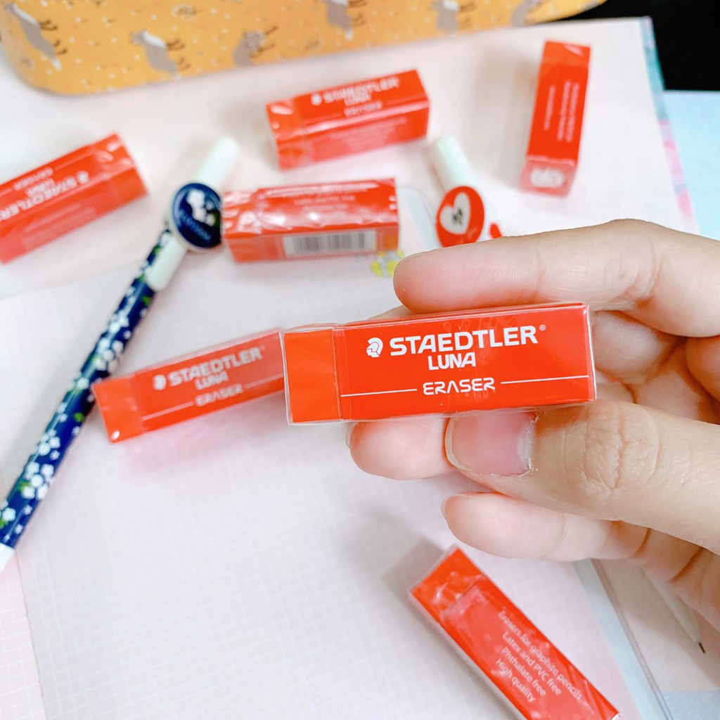Tẩy chì STAEDTLER LUNA viên đỏ 525 L30 - 20