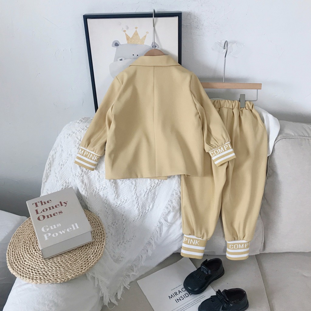 Set Quần Áo Thời Trang Mùa Thu Thanh Lịch Cho Bé Gái