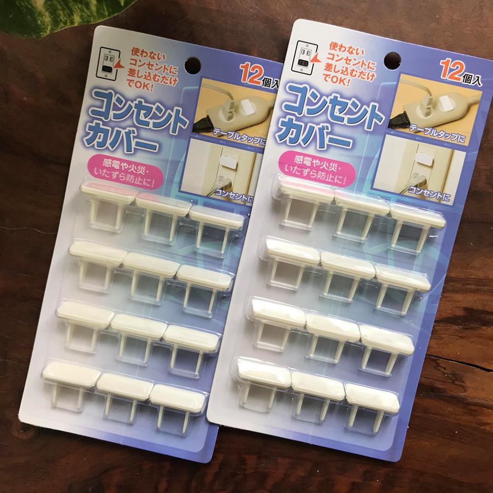 Bộ 12 bịt ổ điện Nhật Bản (12 chiếc)