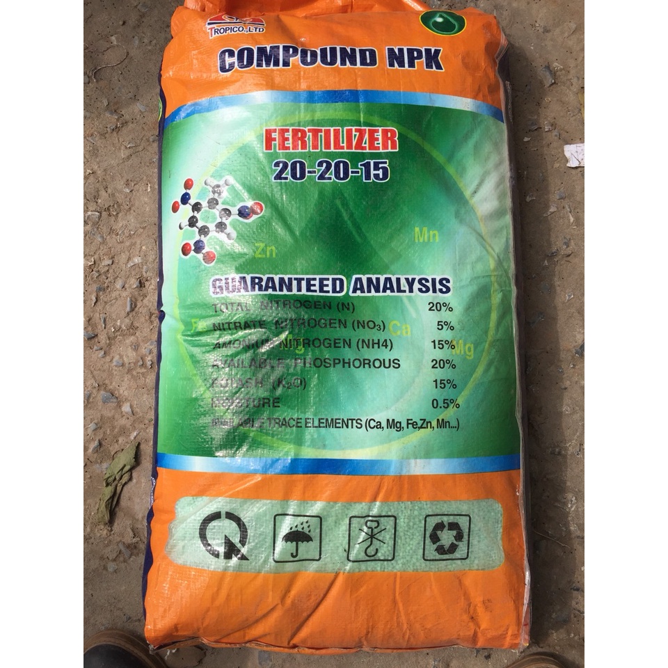 500GR Phân Bón NPK 20-20-15 Chuyên Cho Hoa và rau, Cây Cảnh Giúp Cây Ra Hoa, Hoa Đẹp, Lâu Tàn