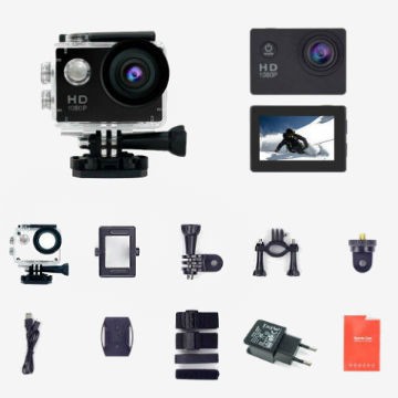 Camera hành trình thể thao cho xe máy Full 1080HD Camera Sport A9 (Hỗ trợ thẻ nhớ 32G)