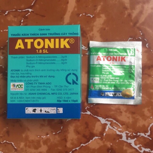 Combo: 02 gói Atonik Kích mầm kích rễ kích thích sinh trưởng (gói 10ml) ☘️