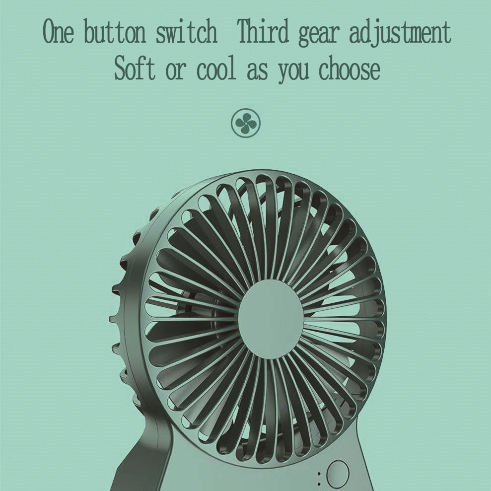 Quạt mini để bàn sạc USB không gây tiếng ồn tùy chọn màu sắc