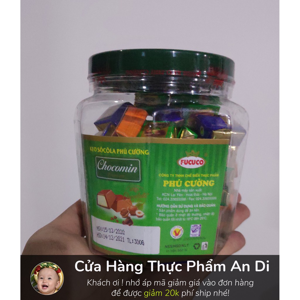 Socola Đậu Phộng Hạnh Nhân Hộp