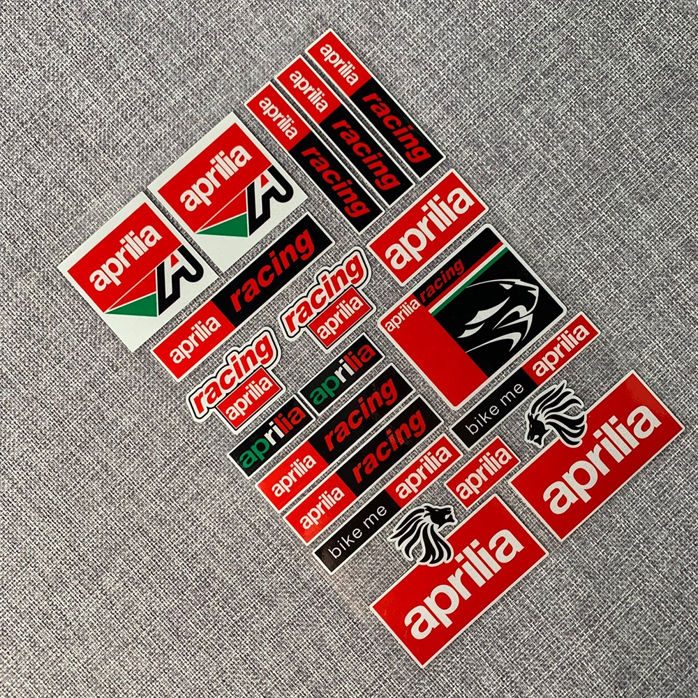 Miếng Dán Phản Quang Trang Trí Mũ Bảo Hiểm Xe Mô Tô Aprilia Gorsoduro 750 RSV4 RS 125 Tuono SR50 Tuareg RS660