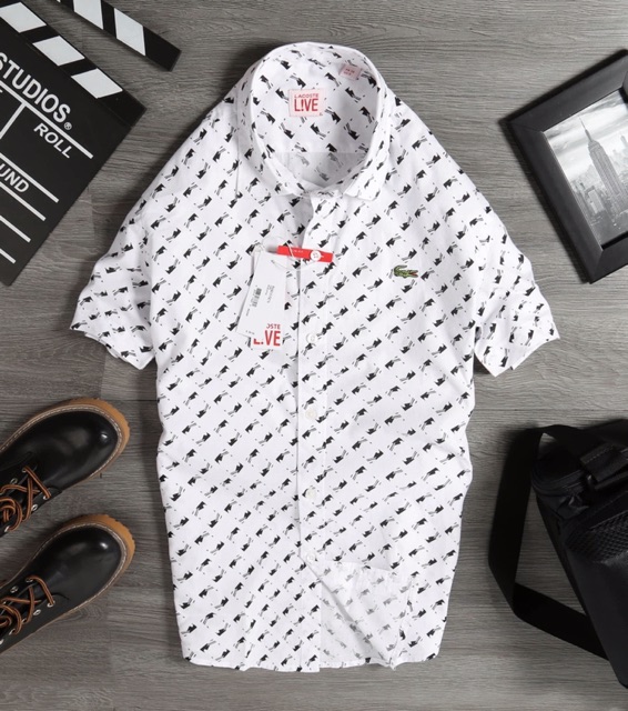 Áo sơ mi hoạ tiết LCT | BigBuy360 - bigbuy360.vn