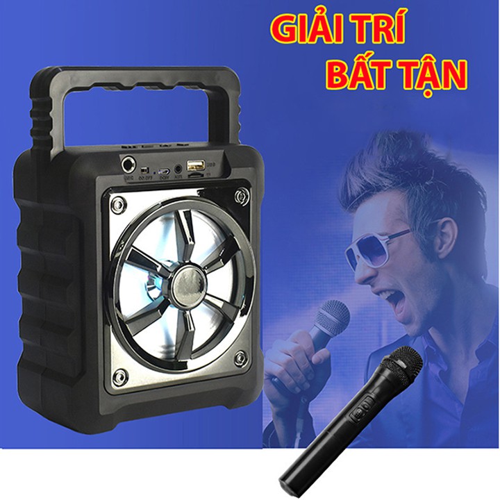 🌻🌟[FREESHIP]  Loa Kẹo Kéo Karaoke Bluetooth Mini KTS 106 TẶNG KÈM MICRO - Tiện lợi - Âm to - Cực đã [GIÁ RẺ]🌻🌟