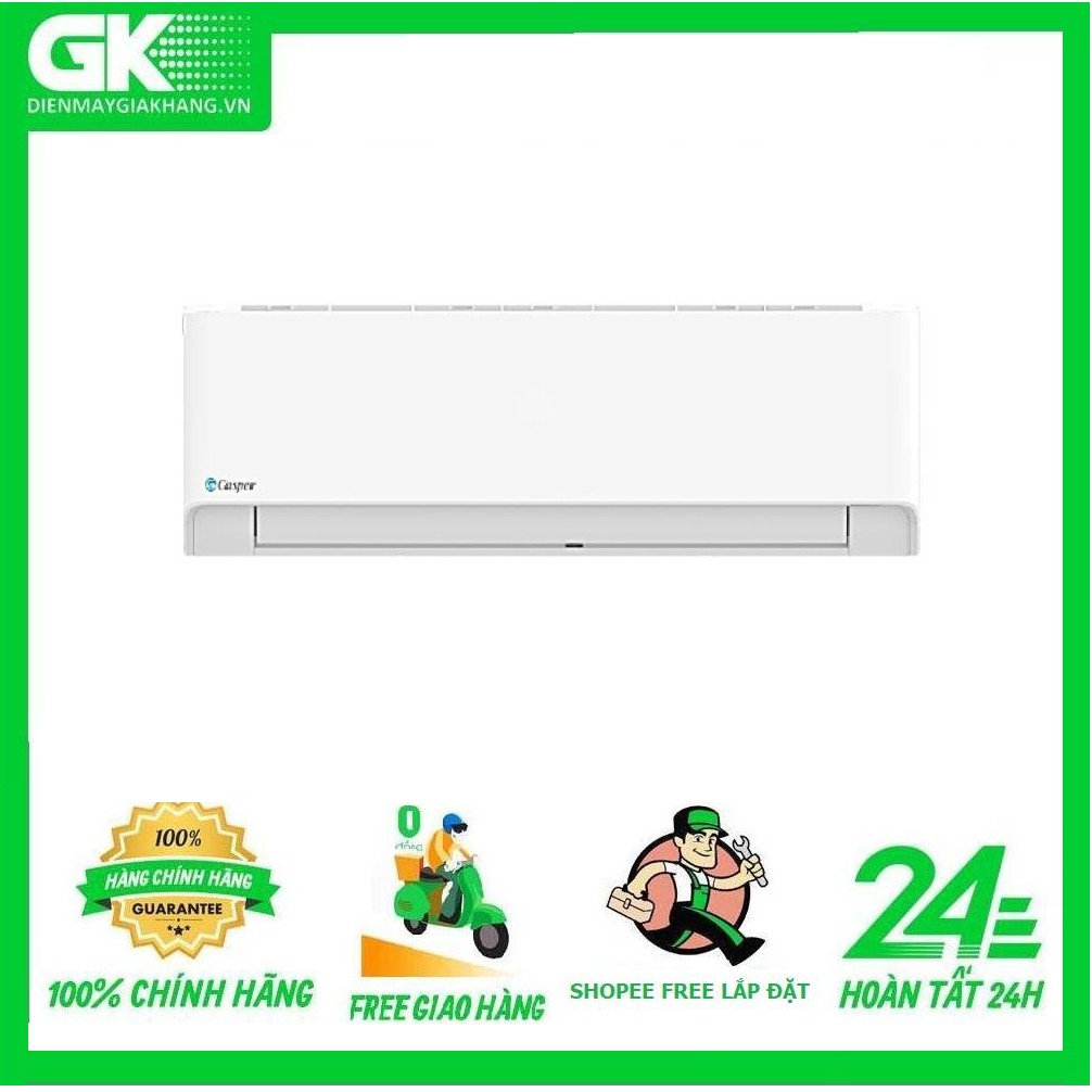 LC-18FS32 - MIỄN PHÍ CÔNG LẮP ĐẶT -Máy lạnh Casper 18000 BTU 1 chiều LC-18FS32