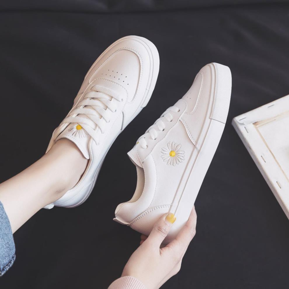 Giày Sneaker Nữ [ FREESHIP ] Giày Thể Thao Nữ Hoa Cúc Form Siêu Đẹp - G11 free ship | BigBuy360 - bigbuy360.vn