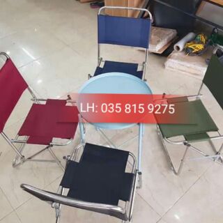 Ghế dù ghế xếp inox ghế câu cá ghế trà chanh