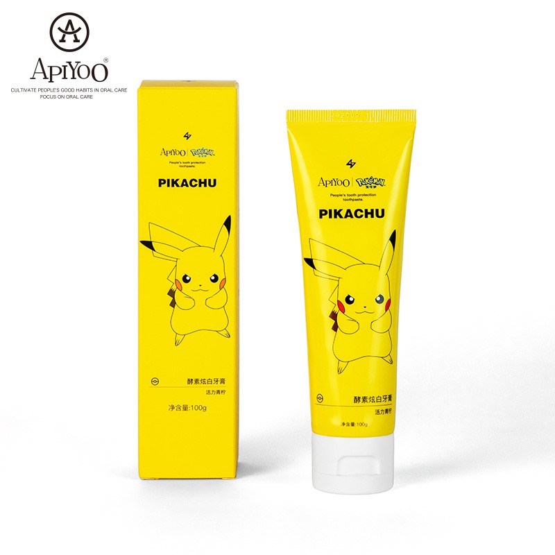 Kem Đánh Răng APIYOO 100g Họa Tiết Vỏ Pokémon