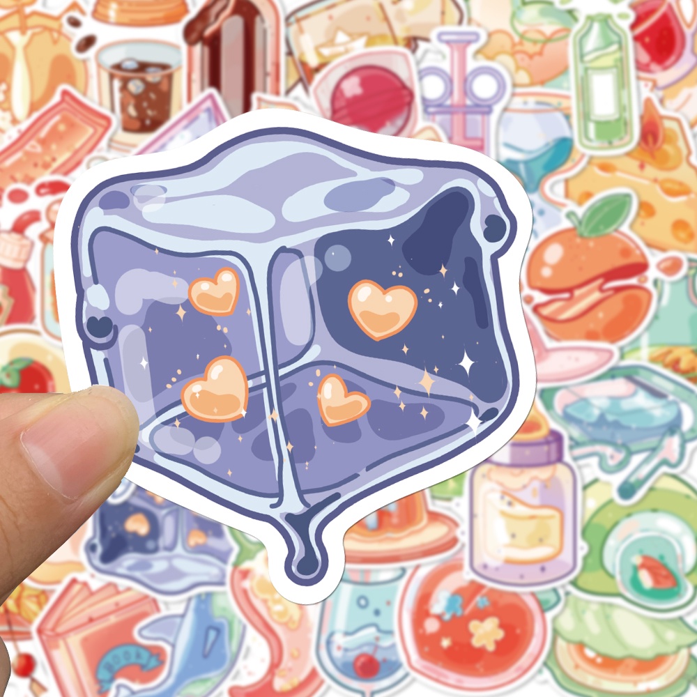 Set 10 / 30 / 50 Sticker Họa Tiết Hoạt Hình Trang Trí Đa Dụng Chất Lượng Cao