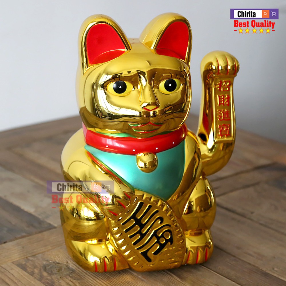 Mèo Cầu Tài PHÚ QUÝ Vẫy Tay LOẠI LỚN - Mèo Tài Lộc Vô Biên - 0258 | BigBuy360 - bigbuy360.vn