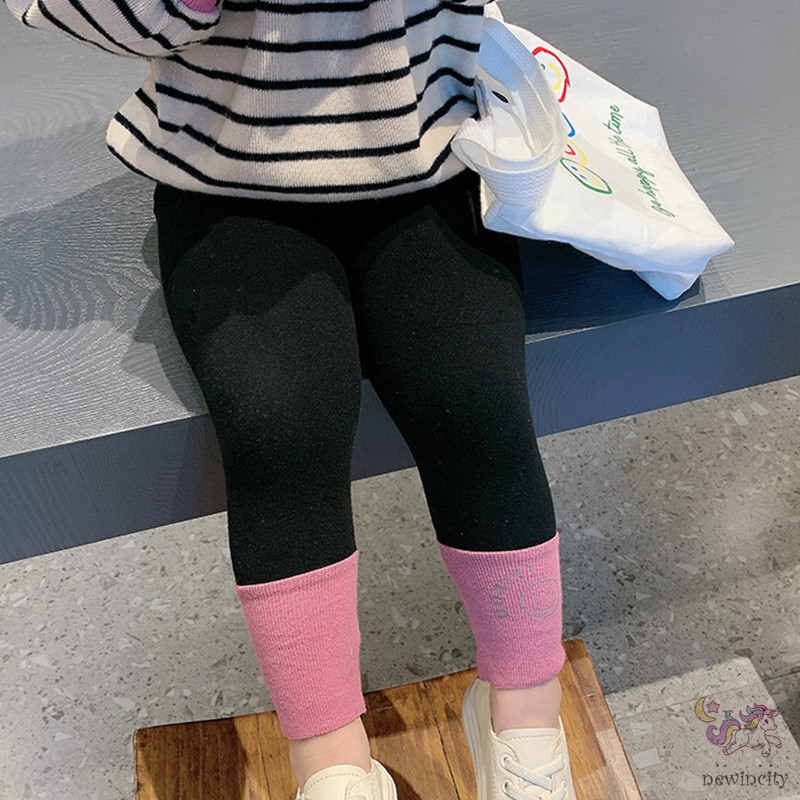 Quần Legging Co Giãn Thời Trang Mùa Thu Hàn Quốc Cho Bé Gái