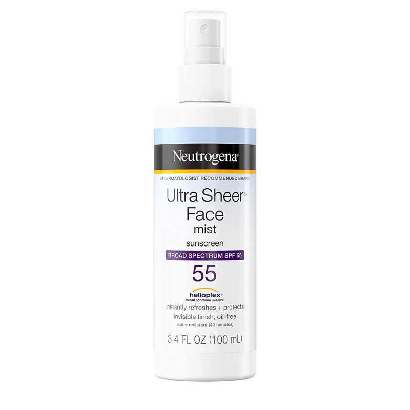 XỊT CHỐNG NẮNG NEUTROGENA ULTRA SHEER FACE MIST SPF55 100ML CHÍNH HÃNG - 7586