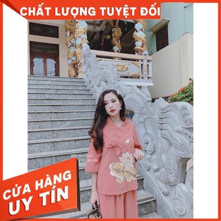 bộ phật tử hoa sen nơ ngực
