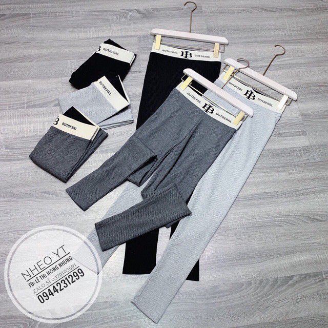 {SALE SLL} Quần Legging Len Tăm Phối Cạp Cực Chất Hàng Loại 1