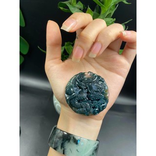 MẶT ĐÁ ẤN ĐỘ DÀNH CHO NAM HÌNH TRÒN CON RỒNG