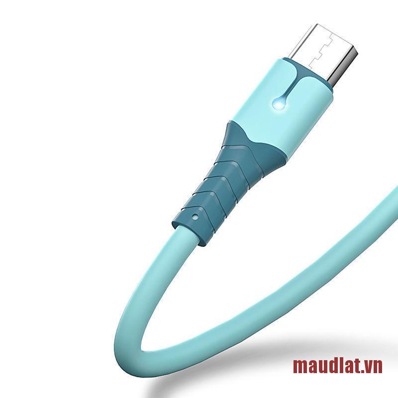 Maudlat Phone Charging Cable Liquid Silicone 5A USB Type C A For Samsung Xiaomi