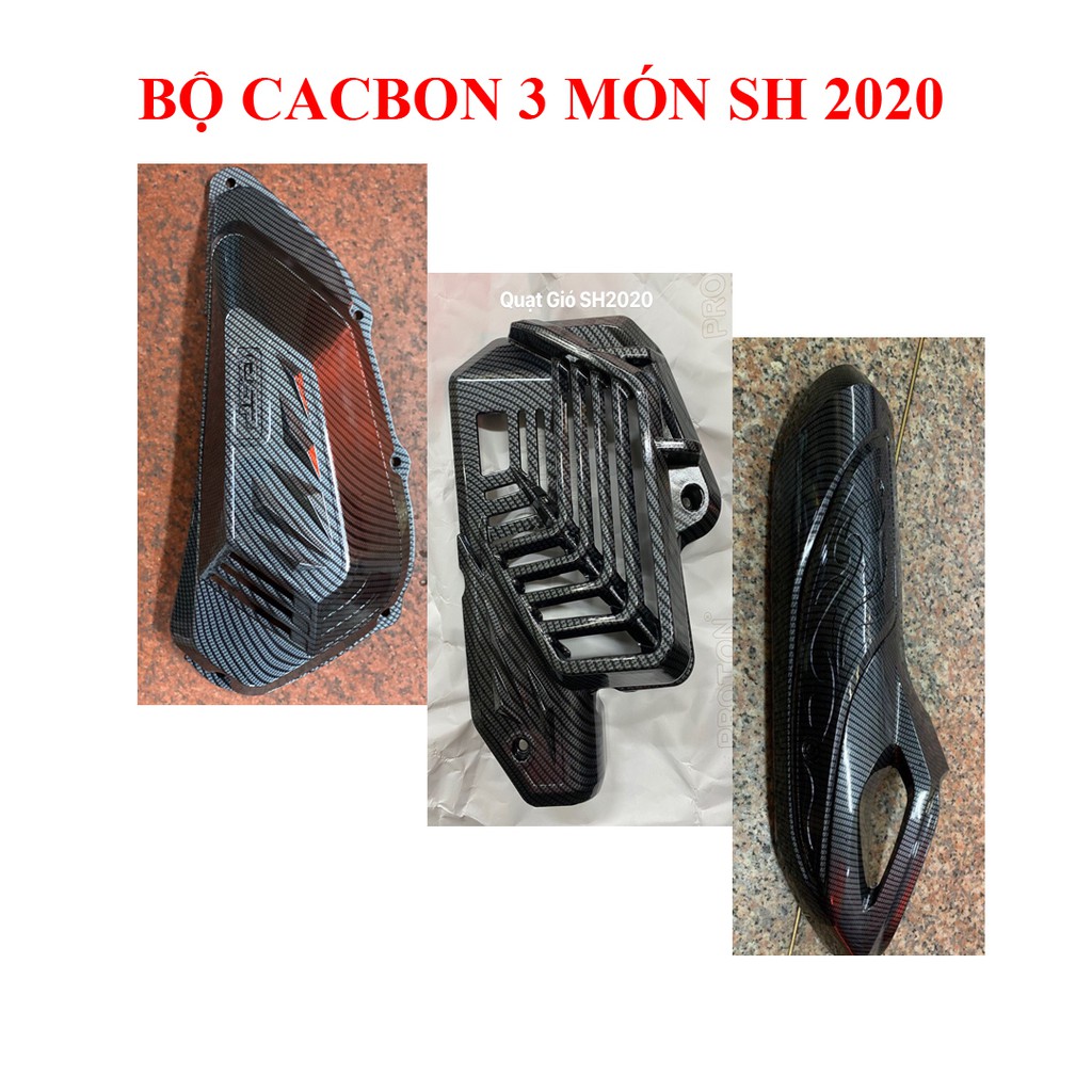 BỘ CARBON SH 2020 ( MỚI NHẤT 3 MÓN)  ( chi tiết liệt kê bên dưới)