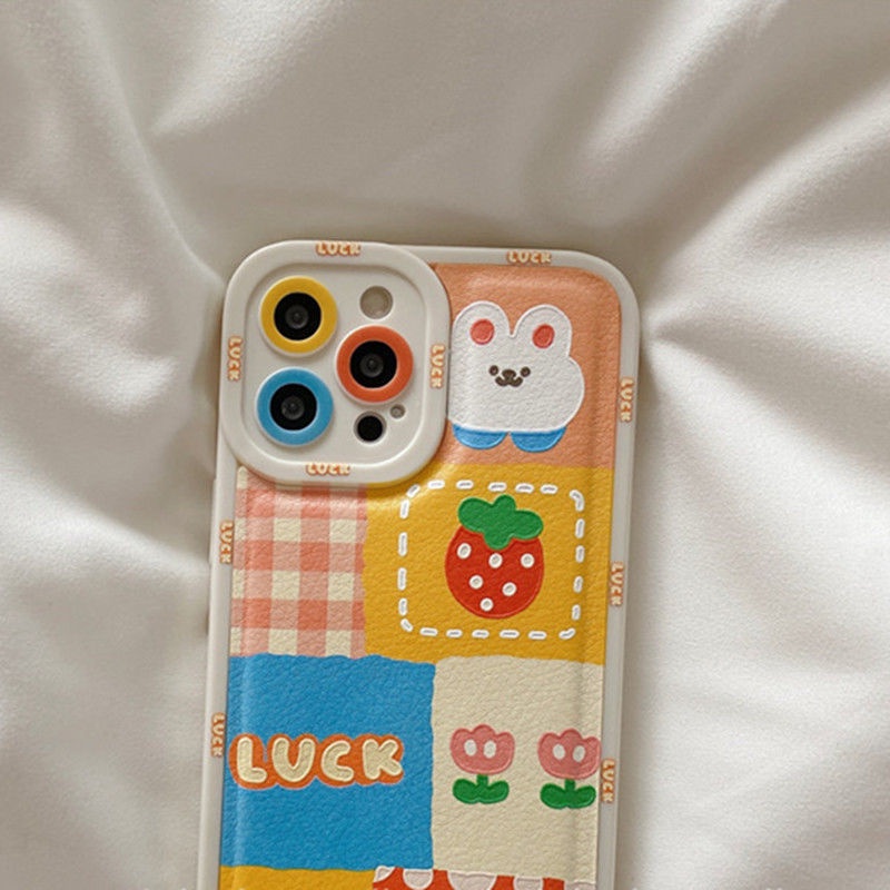 Ốp điện thoại silicon họa tiết trái cây thích hợp cho IPhone 12 13 11 Pro Max X Xs Max Xr 7 8 Plus