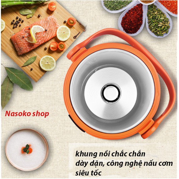 Nồi cơm điện mini hãng MEIYUN A2 1.2L quai xách tiện lợi | BigBuy360 - bigbuy360.vn