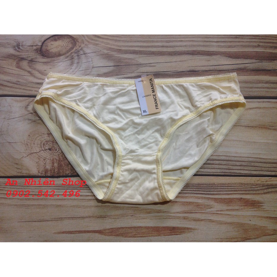 Quần lót nữ coton trơn mara