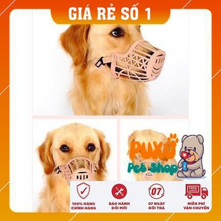 RỌ MÕM CHÓ 😍RẺ VÔ ĐỊCH😍 Bằng nhựa không gây đau cho bé, có khóa nới linh động có chỉnh dây cho bé thoải mái nhất.