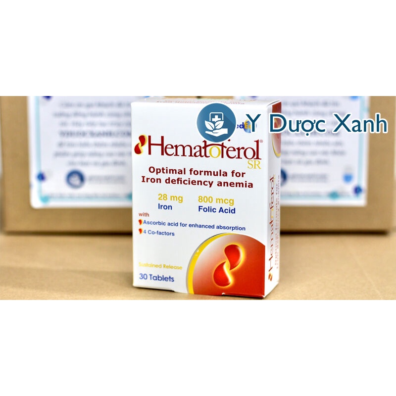 Mua  HEMATOFEROL SR 30 viên, Viên uống bổ sung sắt cho bầu - Y Dược Xanh