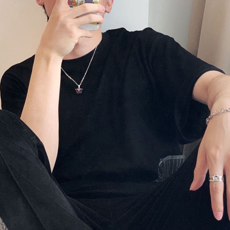 Vòng Cổ Mặt Bướm Đổi Màu Theo Nhiệt Độ