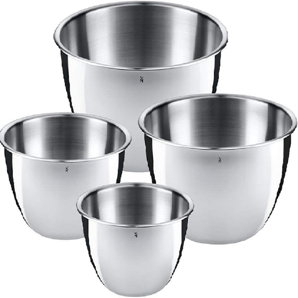 Set 4 âu inox WMF GOURMET, Âu trộn bột WMF Gourmet chất liệu INOX không gỉ