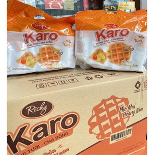 Bánh Trứng Tươi - Chà Bông Karo Vị Phô Mai Hoàng Kim