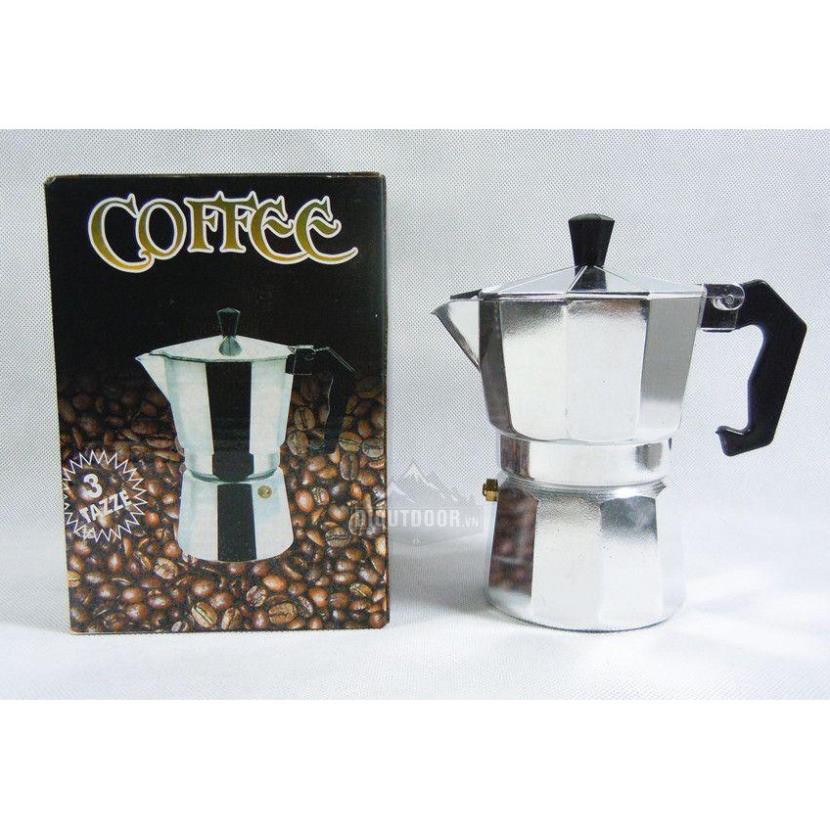 Ấm pha cà phê Moka Express 3TZ (3 cup), bình pha cà phê kiểu Ý tiện lợi 002