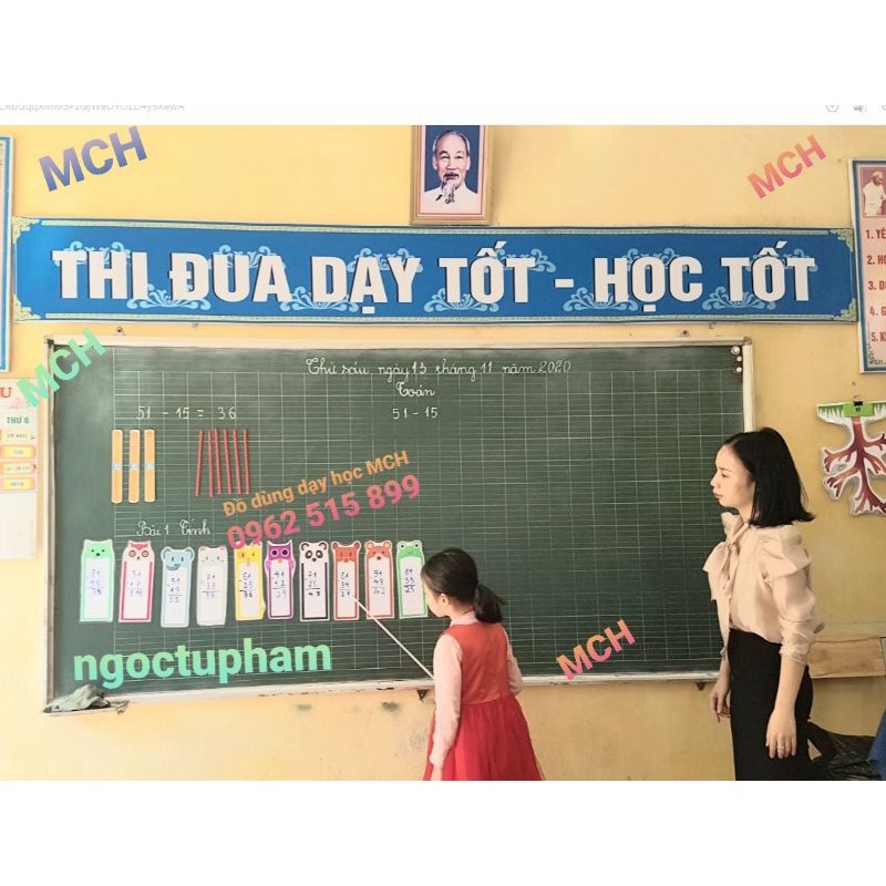 Thẻ từ hình thú dọc ngộ nghĩnh Size 1/2 A3, 1/2 A4