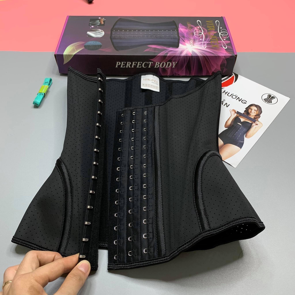 Đai nịt bụng VITALATEX thiết kế mở hông che mỡ lưng( phiên bản mới0