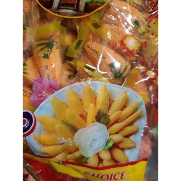 Kẹo bắp dẻo thái dương gói 1kg.