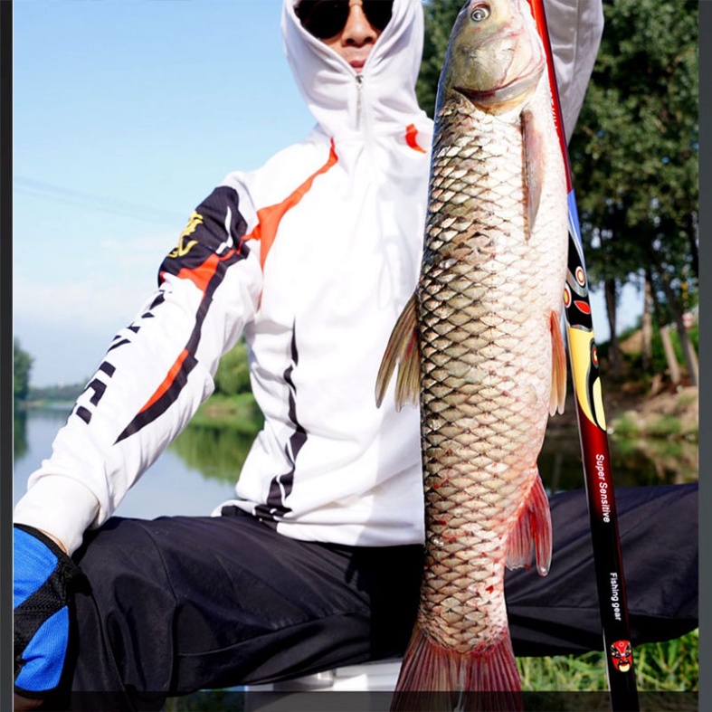 Cần Câu Tay Câu Đài Quỷ vương 6H Chuyên Bạo Lực Chất Liệu Carbon Hoa Văn Sắc Nét Giá Rẻ