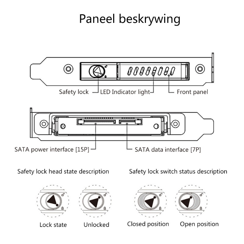 Khay Đựng Ổ Cứng HDD SSD 2.5In PCI Olmaster MR-9100