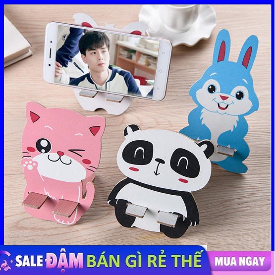 Giá đỡ gỗ hình thú dễ thương siêu cute