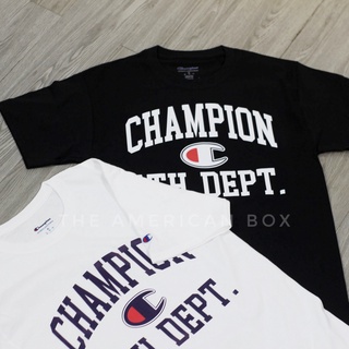 Áo thun Champion graphic ATHLECTIC DEPT logo chính hãng unisex