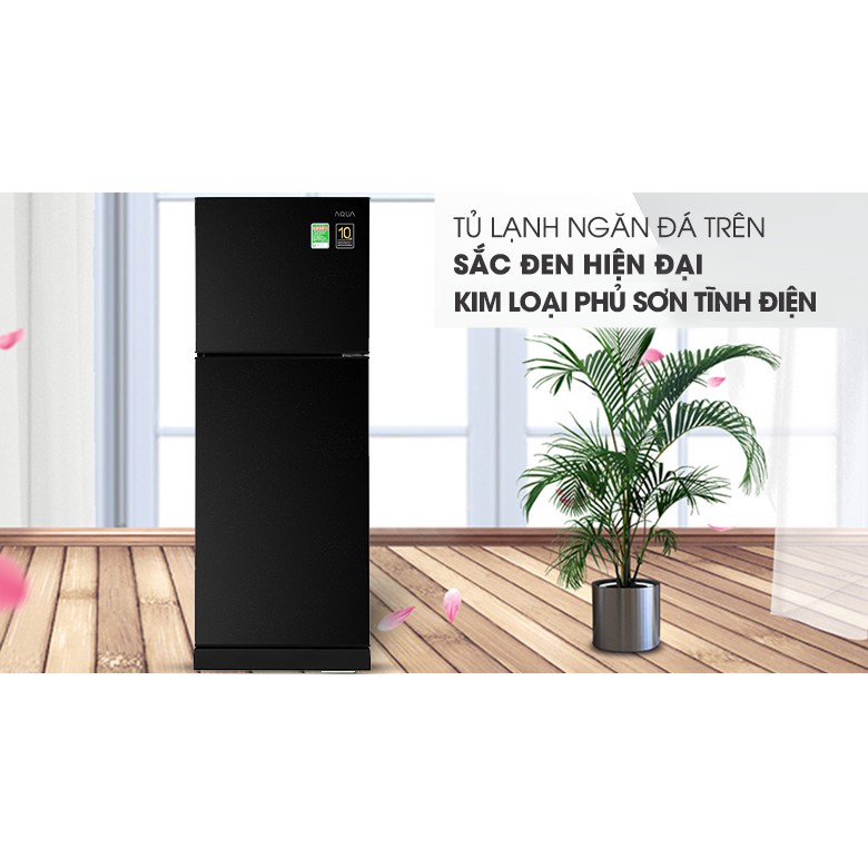 Tủ lạnh Aqua Inverter 186 lít AQR-T219FA(PB), Tủ lạnh giá rẻ.