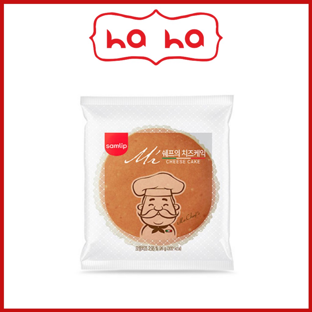 [CHỈ GIAO TPHCM] Bánh bông lan phô mai Ông già Samlip 105g